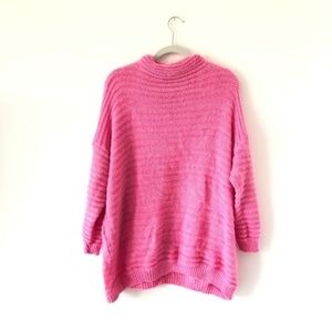 Mad but Magic Hot Pink Sweater Dress